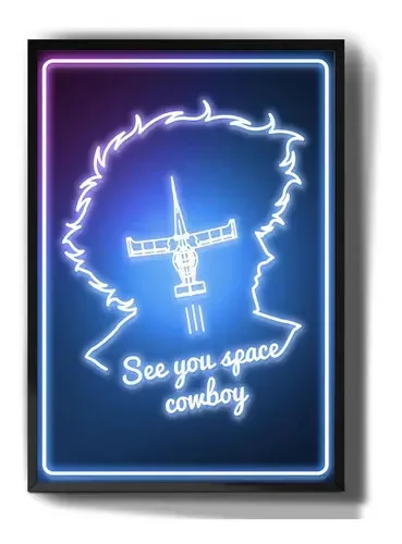 Quadro decorativo Tribos Quadro quadro decorativo cowboy bebop see you space arte - vibrante