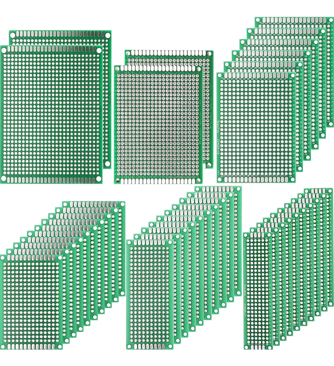 40 peças de protótipo de placa PCB, placas PCB de dupla face