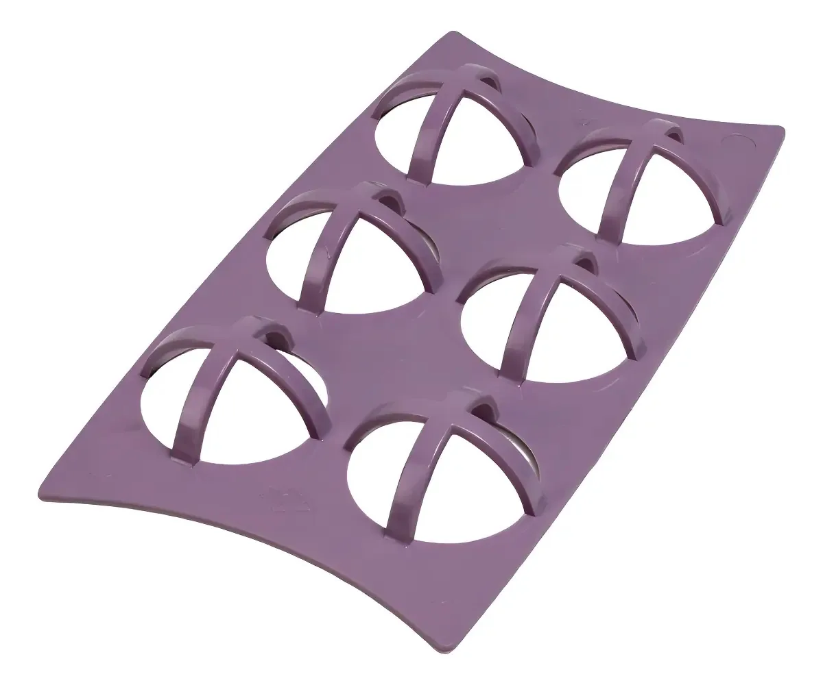 Porta Ovos Esmaltec Lilás de Plástico Para Geladeira