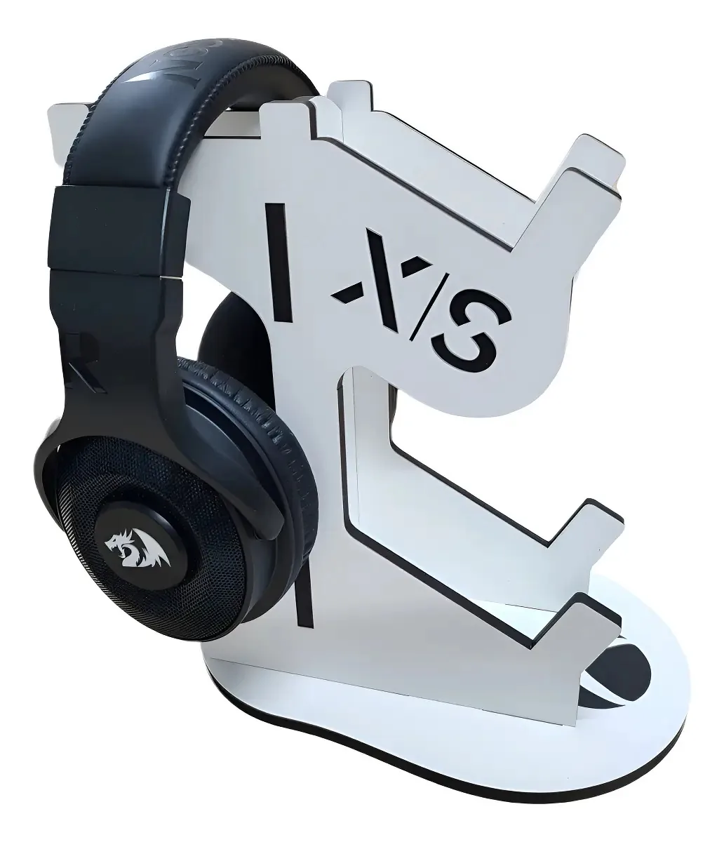 Suporte de Mesa Xbox Series Artesanato JSL Para 2 Controles e Headset