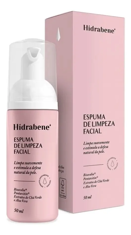 Espuma De Limpeza Facial Hidrabene Limpeza Facial Profunda Momento De Aplicação Dia/noite Tipo De Pele Todo Tipo De Piel
