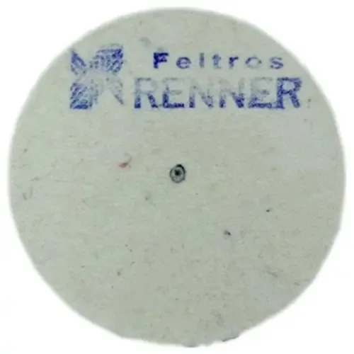 Disco De Feltro Para Polimento 100x20mm Furo Prego Guia