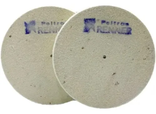 Kit 2 Discos de Feltro Polimento 150x20mm Renner Esmerilhadeira