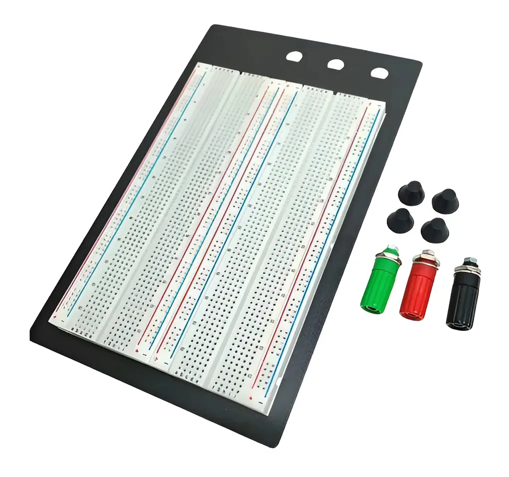 Protoboard Solderless 1660 Pontos Matriz de Contato com Base de Metal