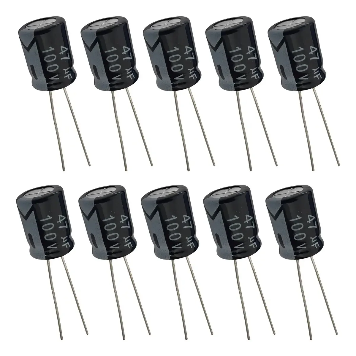 Capacitor Eletrolítico 47uf 100v - 10 Peças