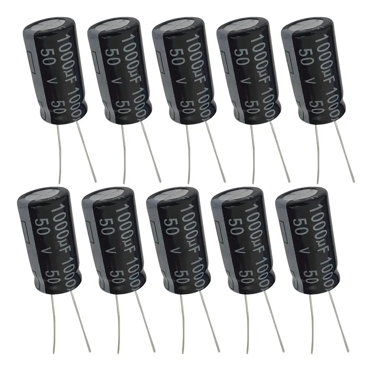 Capacitor Eletrolítico 1000uf 50v - 10 Peças