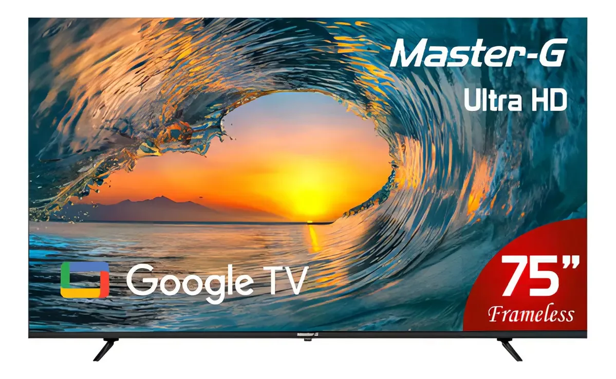 Smart TV Qled 75 Google Tv 4k Bluetooth