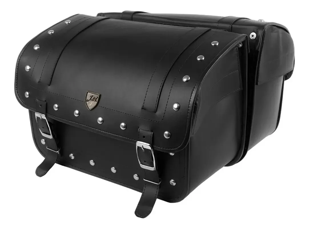 Alforge 25 Litros Em Couro Legitimo Cor Preto