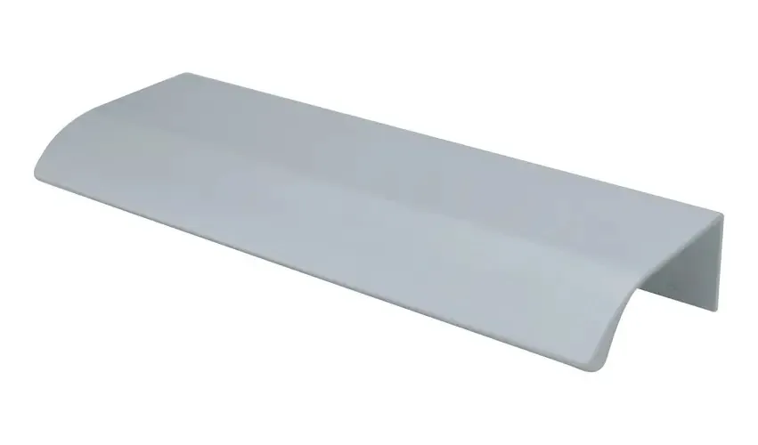 Kit 6 Puxador Slim Para Porta Móveis Cozinha Armário 128mm Cor Prata