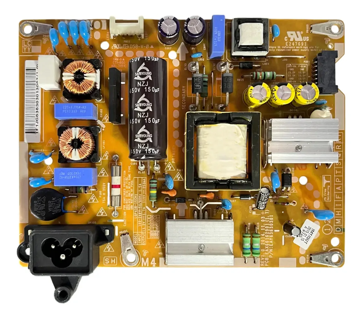 Placa Fonte para TV 43LF5400 EAX66162901