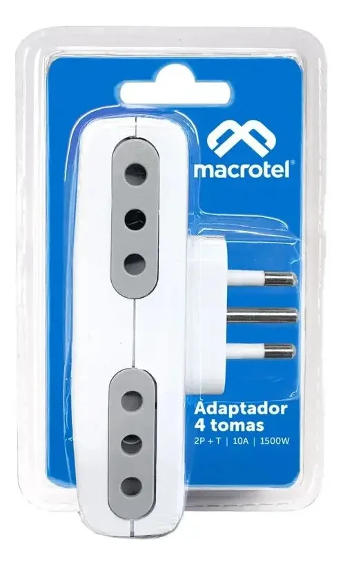 Tipo de conector Macrotel 10a de 4 soquetes