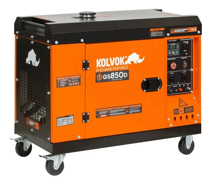Gerador elétrico a diesel para energia elétrica de 6.500w - Kolvok