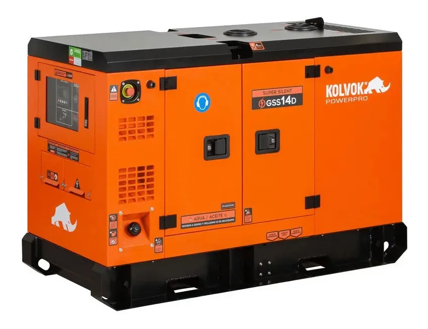 Gerador elétrico diesel monofásico Gss14d 12kva - Kolvok