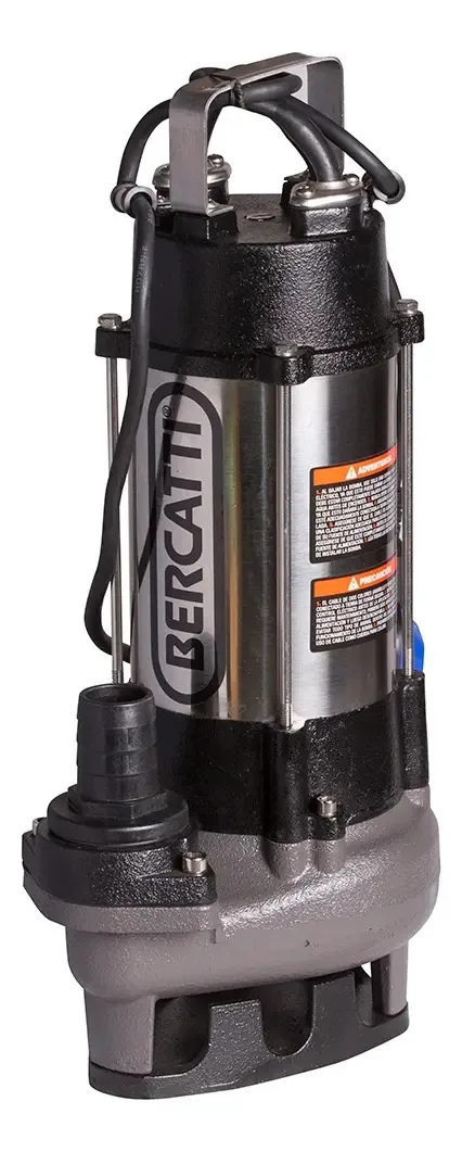 Bomba submersível Wqd10 1.5hp - Bercatti Silver Color