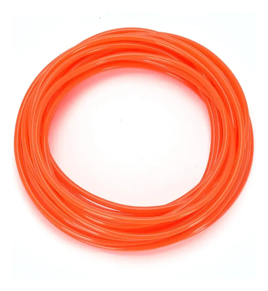 Tubo Pneumático Laranja de Ar e Fluidos