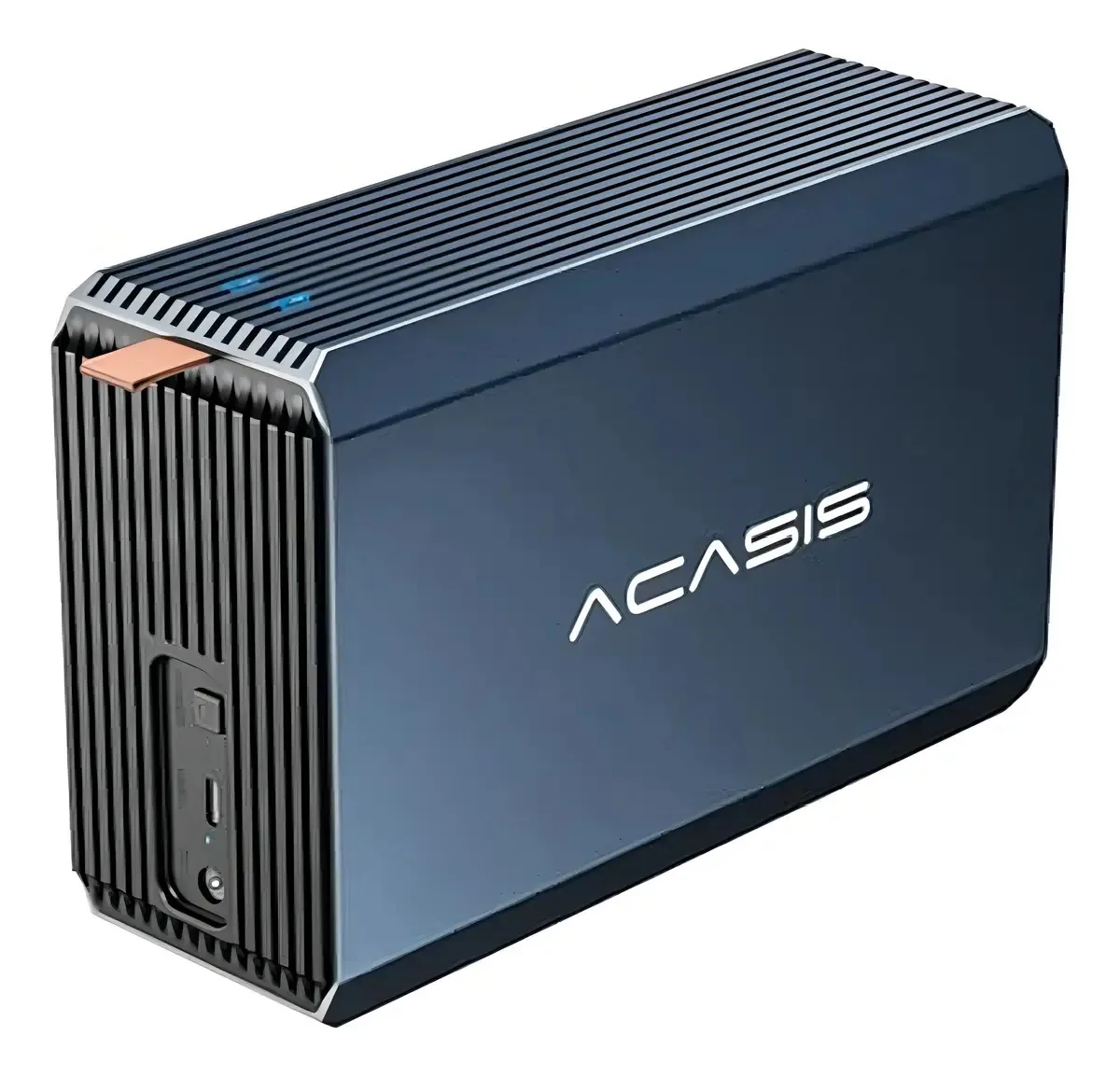 Case Acasis Com 2 Baias Usb3.0 Raid Hd 2.5/3.5 Sata Preto