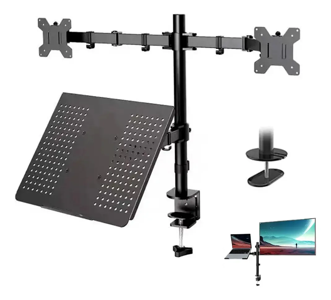 Suporte de monitor ajustável para desktop e laptop