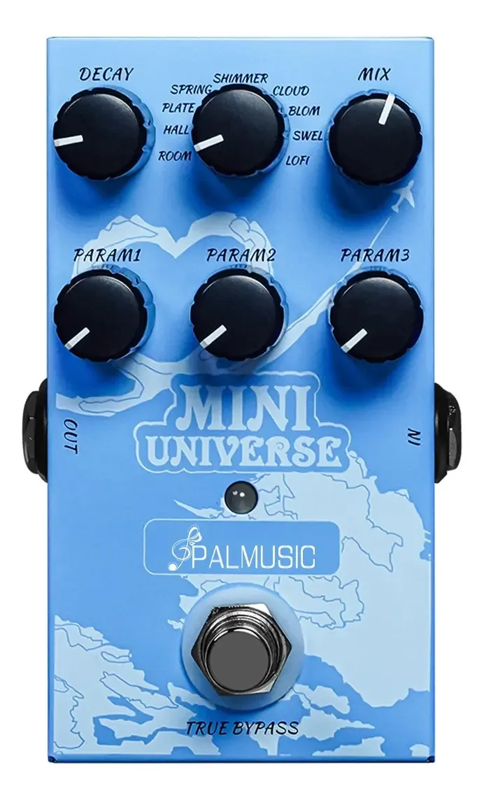 Pedal de efeitos de guitarra de 9 tons
