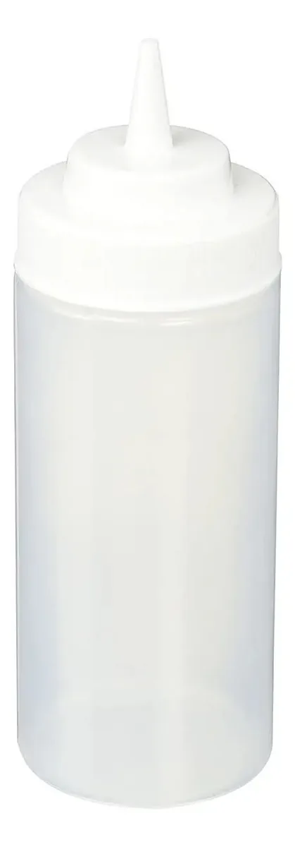 Winco - Frascos de boca larga, 6 unidades, transparentes