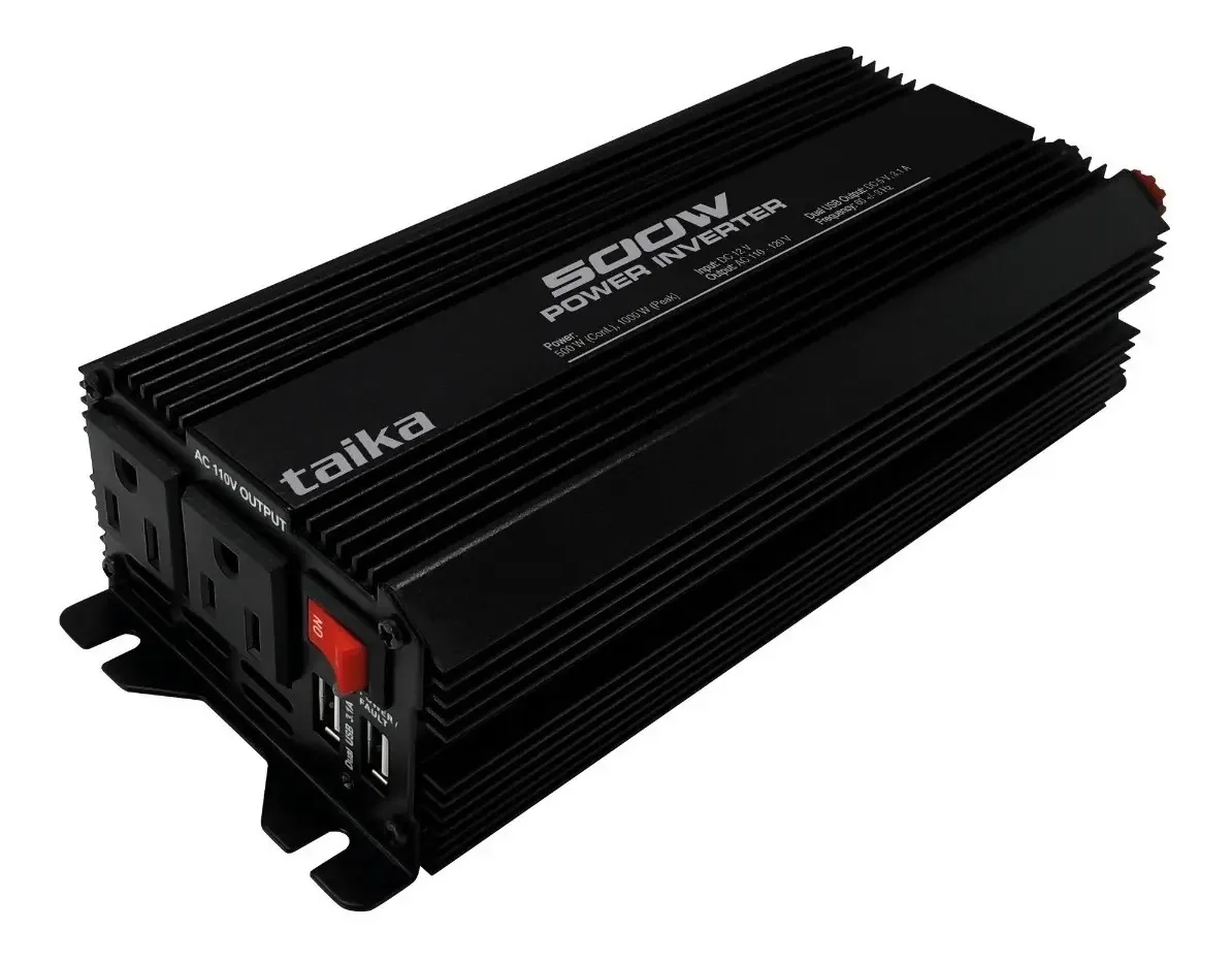 Inversor de tensão Taika 500 Watts Tk-pw500
