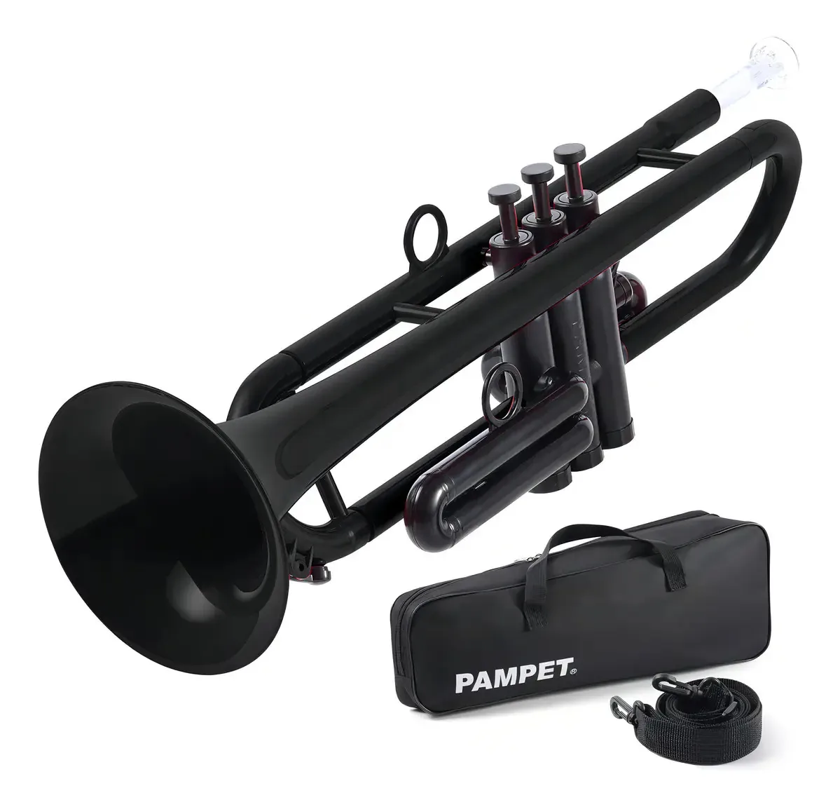 Conjunto de trompetes Pampet Professional Plastic Bb Trumpet Estan