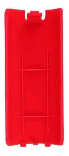 Pacote Com 2 Capas De Substituição Porta Traseira Controle Wii Vermelho