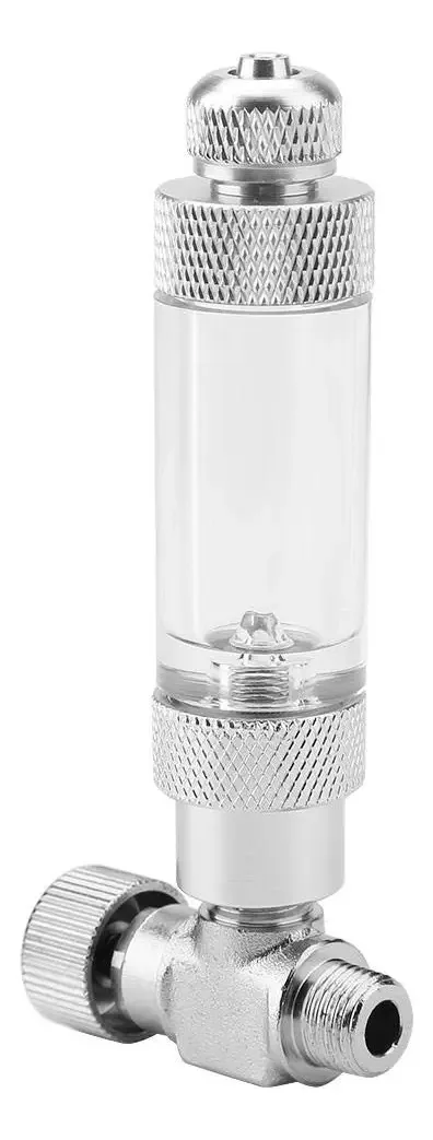 Regulador de CO2 para Aquário Jimfoty, Sistema de Aquário Válvula de Retenção Contador de Bolhas Regulador de CO2 Acessório de Agulha para Tanque de Peixes(03#)