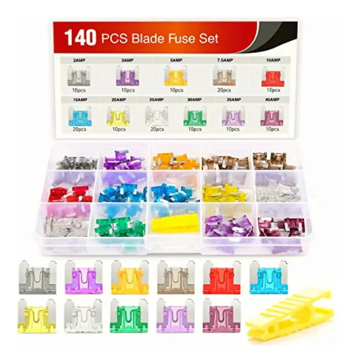 Fusíveis minifusíveis de baixo perfil Nilight 50014r 140