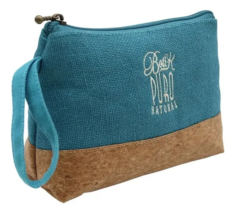 Estojo biodegradável Turquesa/Boti-K Cork Pure Turquesa/Cork