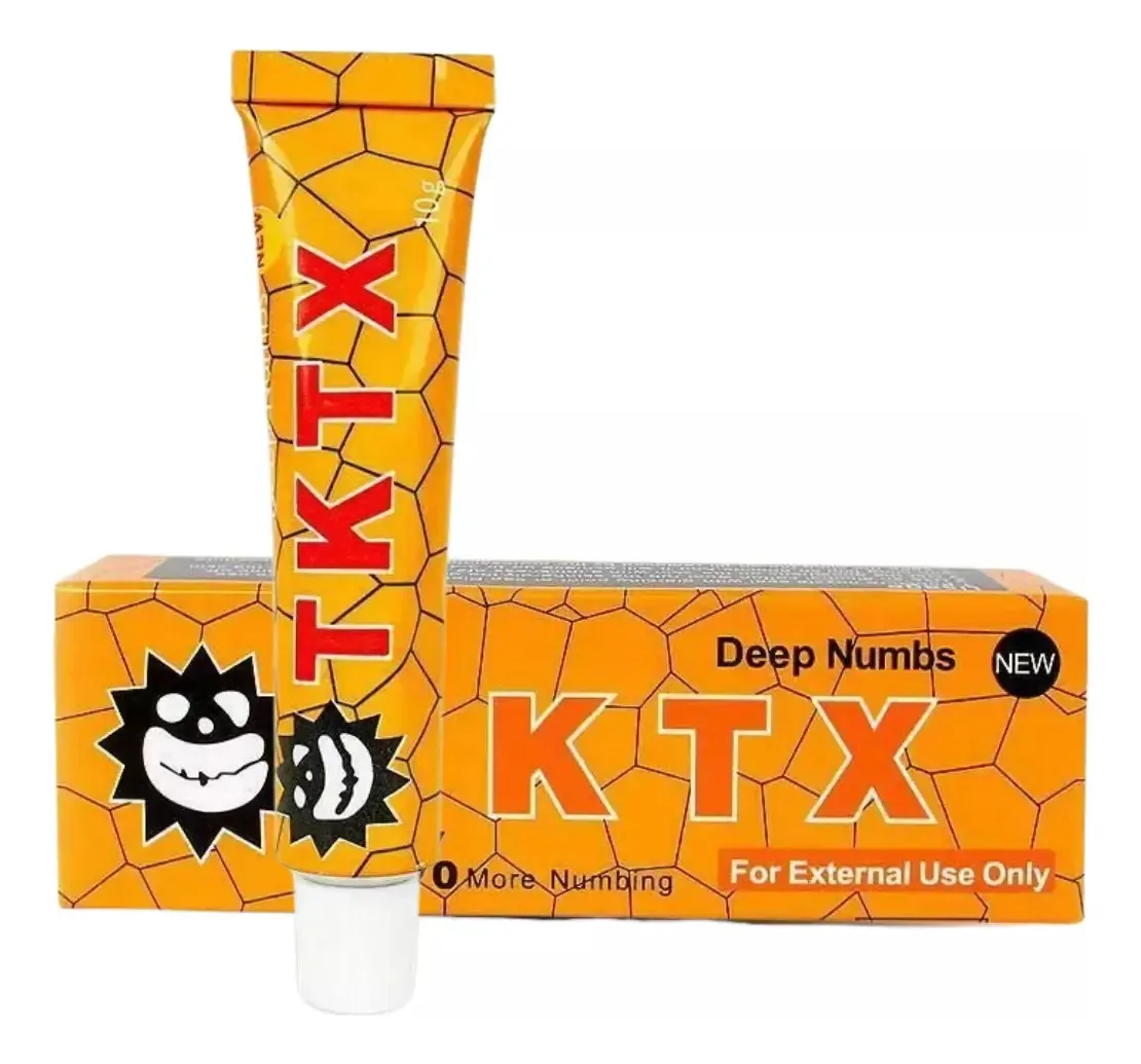 10 peças de pré-creme de tatuagem Tktx 10g de laranja 40
