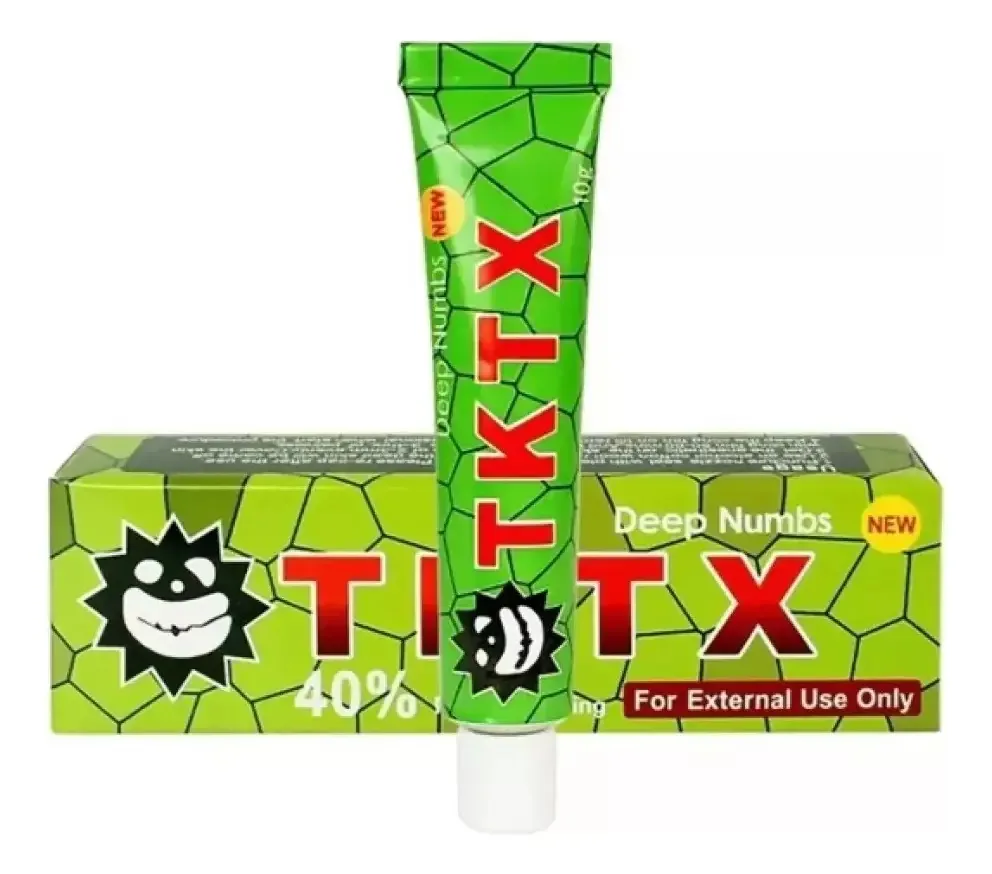 5 peças de pré-creme de tatuagem Tktx 10g verde 40
