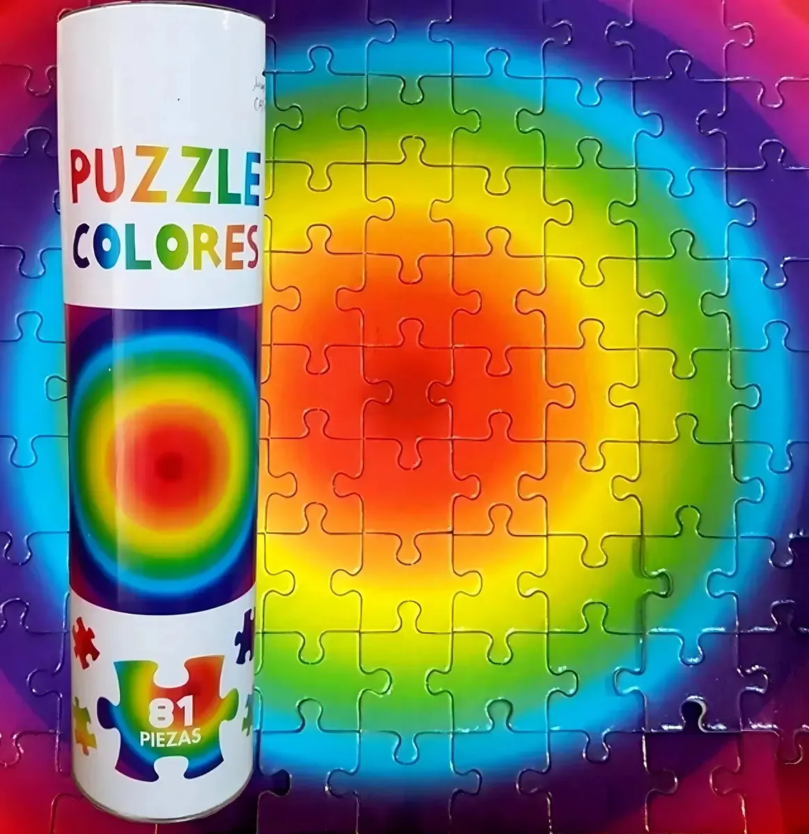 Quebra-cabeça colorido de 81 peças - Snail Games