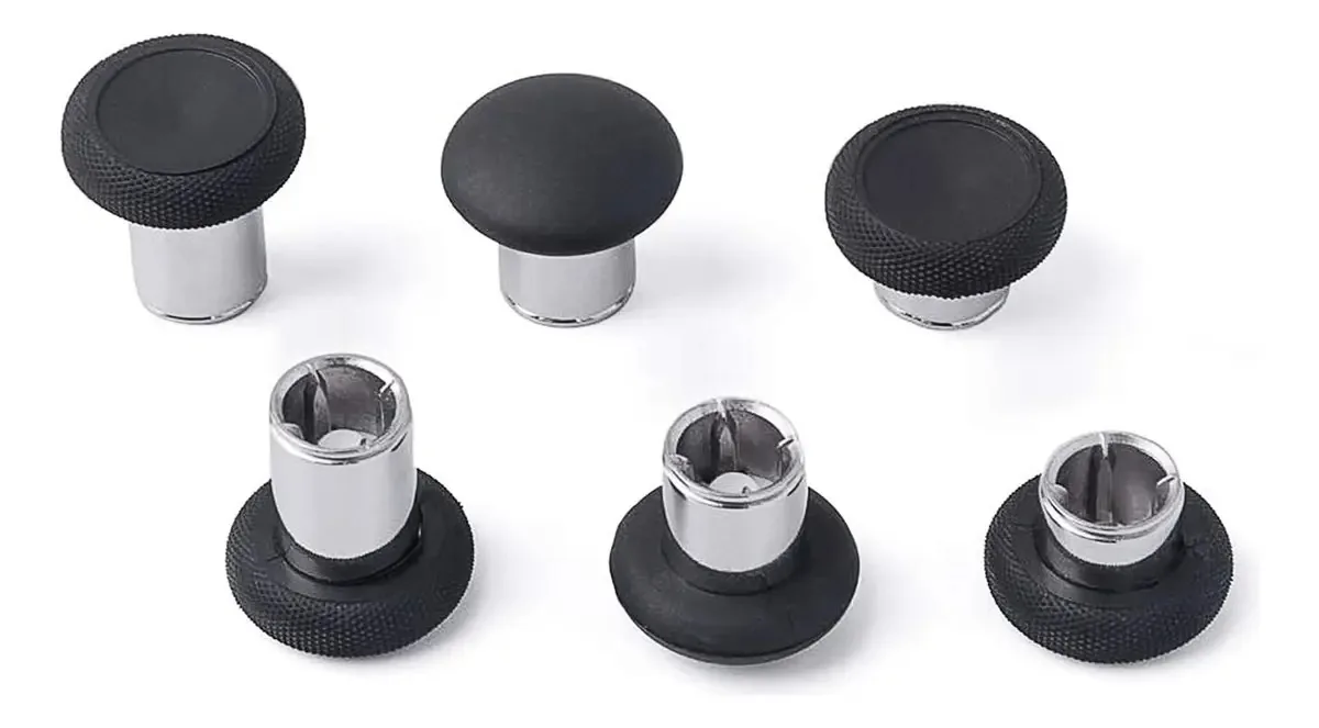 Tomsin Palitos de Substituição 6 em 1, Joysticks Magnéticos Intercambiáveis para Xbox One Elite Controller Series 1