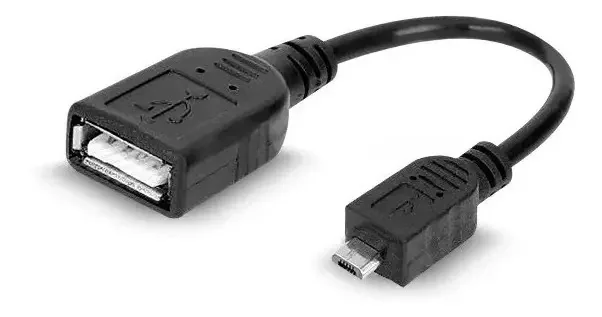 Cabo adaptador Otg001. Potência VT. USB para micro USB para telefones celulares e tablets.