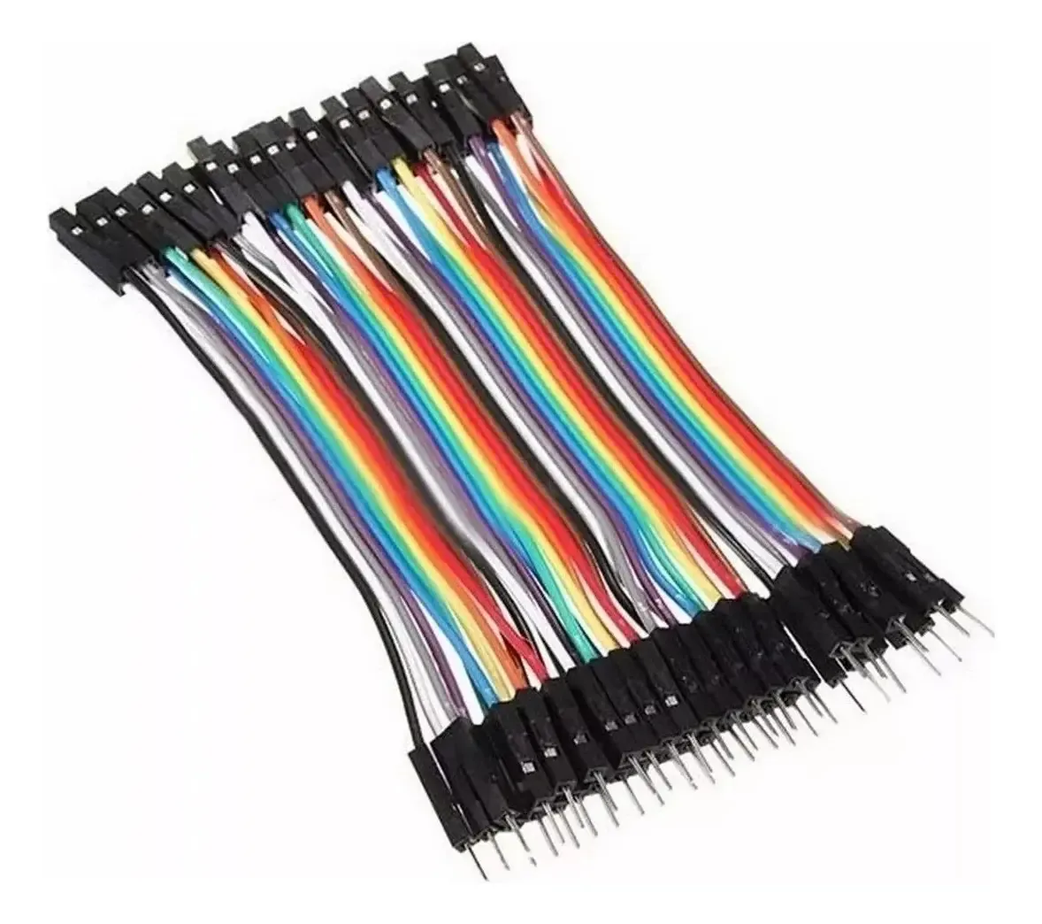 Pacote Protoboard Arduino de 40 cabos de 22 cm macho para fêmea VT-Power Ptb801