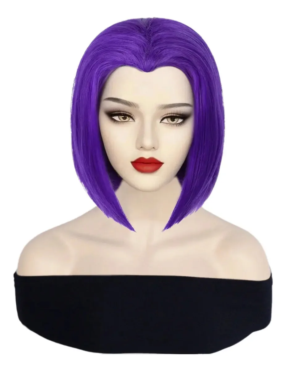Perucas de cosplay de anime, peruca roxa