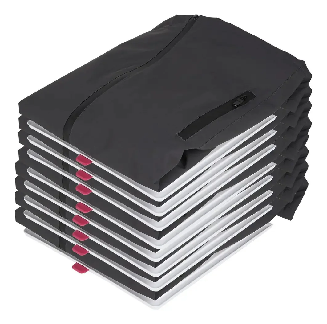 Pacote Adorila com 10 organizadores de camisetas organizadas