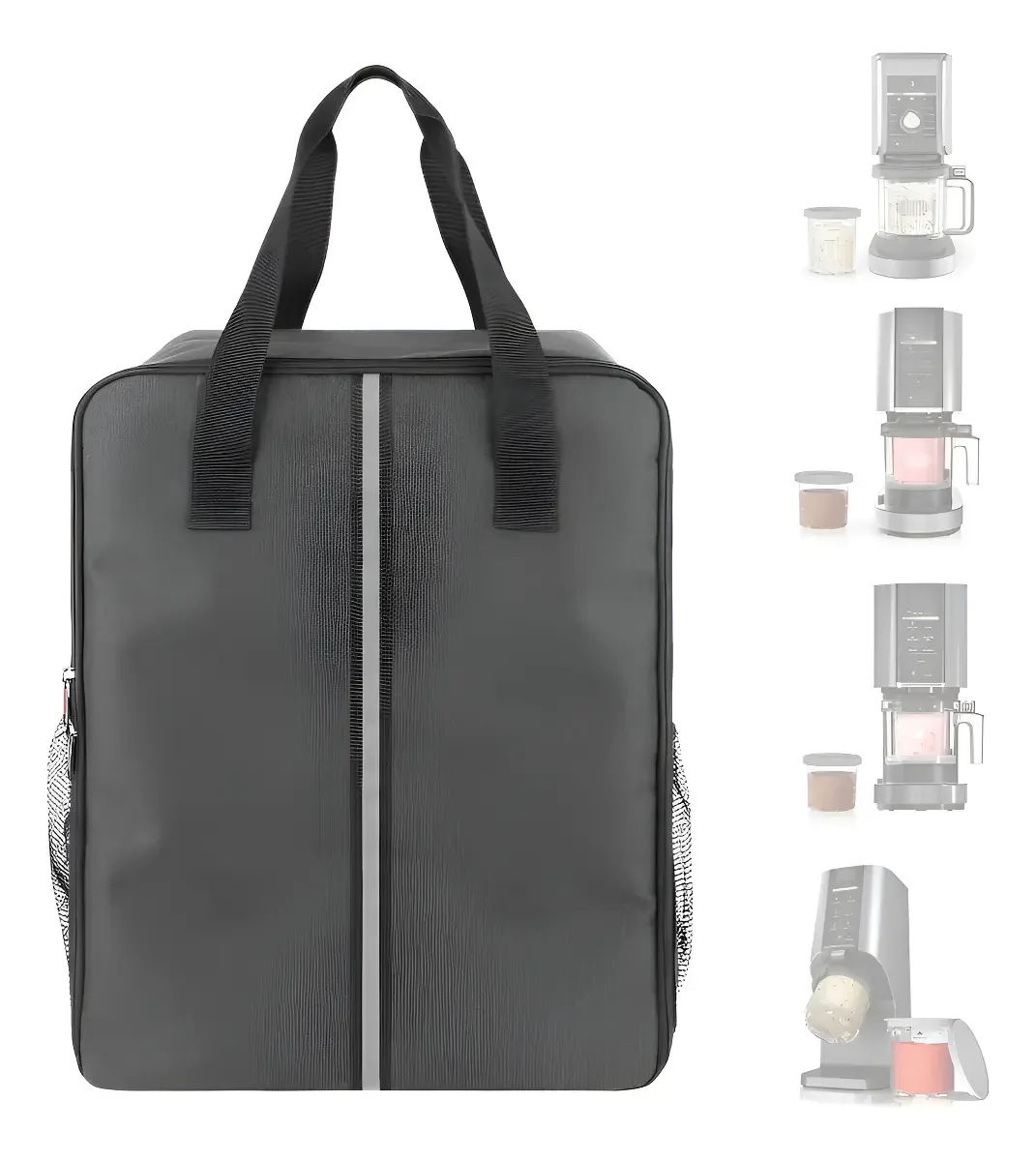 Bolsa de transporte de sorvete Kingshion com alça, cor B. Cinza