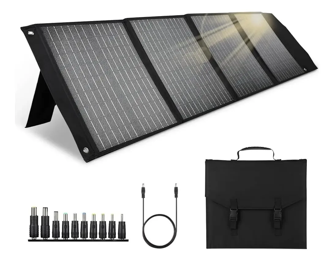 Painel solar portátil Sunyima 100w 18v, painéis solares monocromáticos