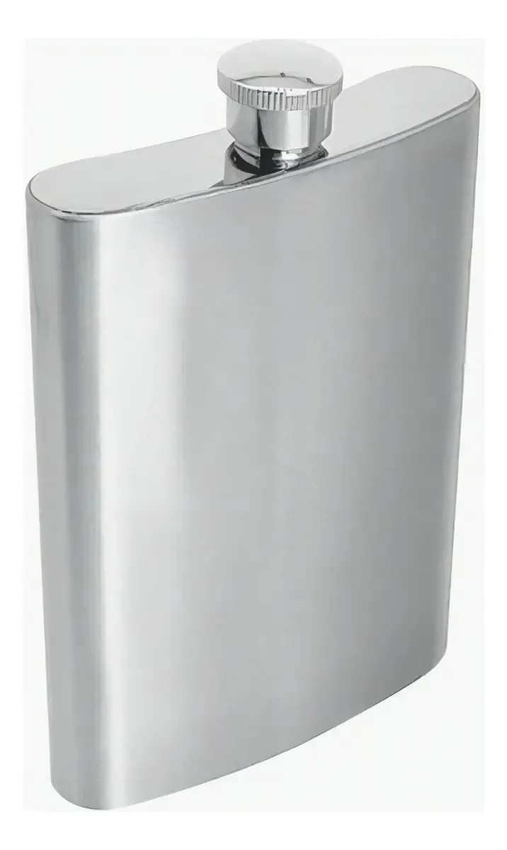 Suporte de licor de bolso de aço inoxidável metálico Sublimarts de 8 onças