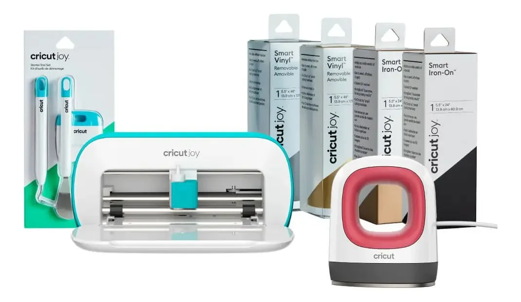 Kit Cricut Joy, Easypress Mini, Ferramentas e Smart Iron on