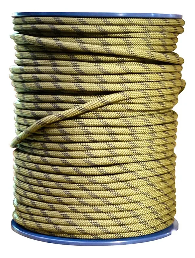 Corda de montanhismo tipo A: tendão estático verde 200 M