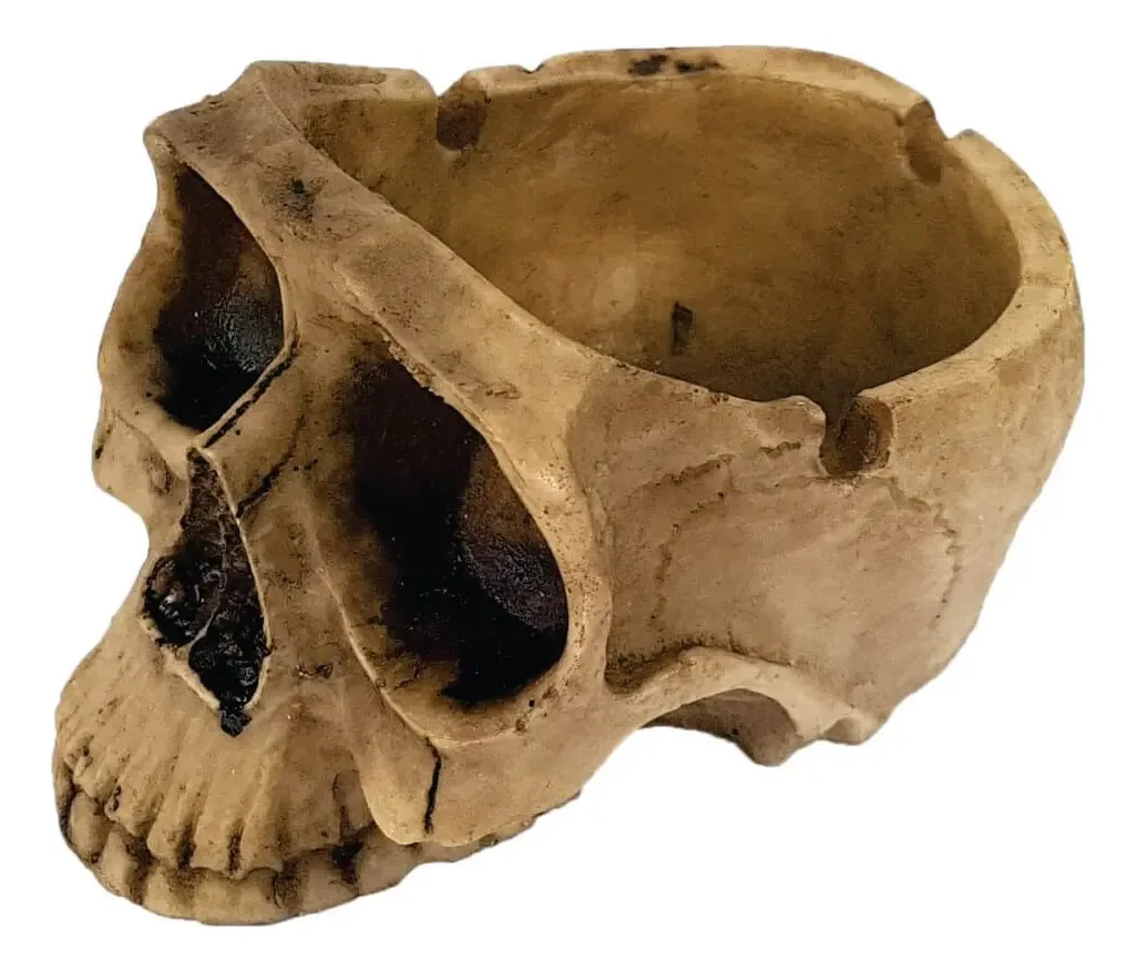 Cinzeiro Crânio Caveira Decorativo Halloween