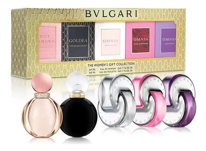 Bvlgari 5 Fragrâncias Collection Gift Set Feminino