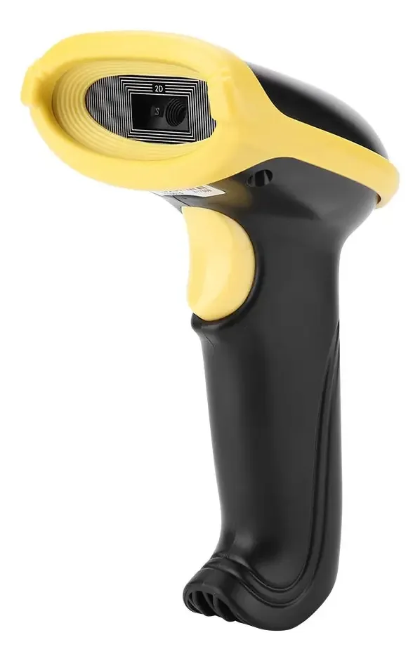 Leitor de código de barras amarelo Mugast Usb 2d