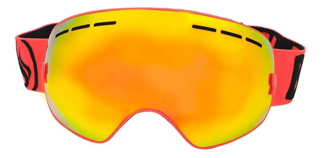 Óculos de Esqui Vgeby, Antineblina Proteção UV Lente Dupla Snowboard Patinação Óculos Esportivos Óculos (vermelho) Esqui