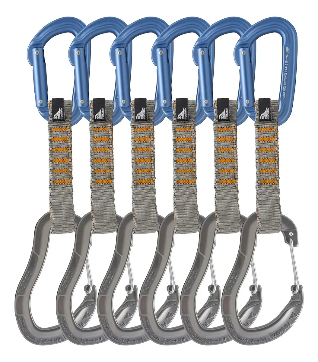 Conjunto de mosquetões Fusion Quickdraw para escalada