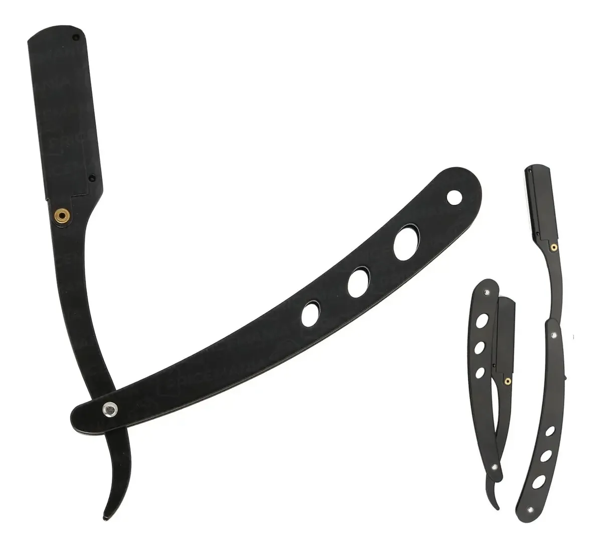Máquina de barbear Barber Professional Cut Barber Finger com lâminas pretas