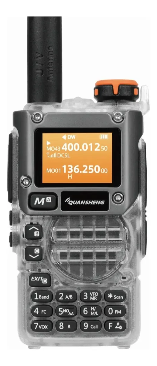 Rádios Wokitokis Talkabout Amfm Metallic Copy Frequência Bandas de Frequência VHF/UHF Cor Transparente