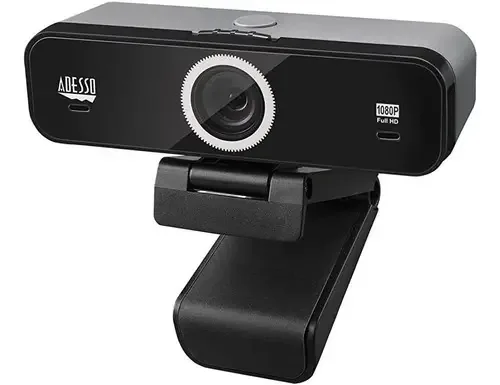 Webcam Cybertrack K1 1080p Usb Fhd com microfone